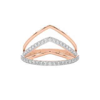 Darwin Round Diamond Stackable Ring